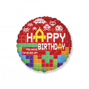 ⚪ round happy birthday tetris