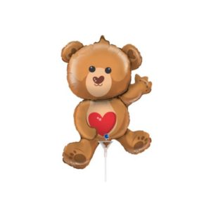 🟠 orsetto con cuore rosso – mini shape