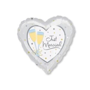 ⚪ cuore matrimonio just married