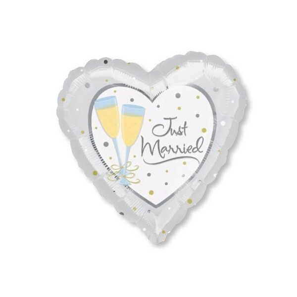 ⚪ cuore matrimonio just married