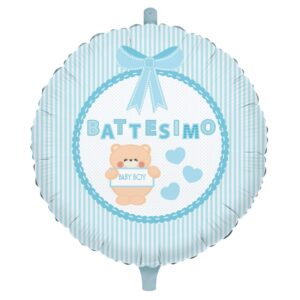 ⚪ battesimo ciambella azzurra