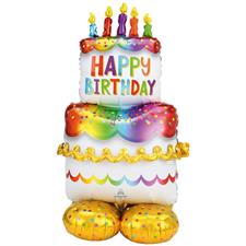 🟣 torta happy birthday air walker
