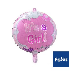 ⚪ round it's a girl