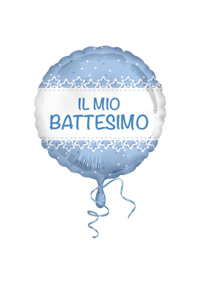 ⚪ battesimo ciambella azzurra