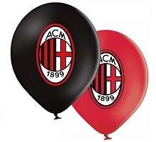 ⚪ set 12 palloncini - milan