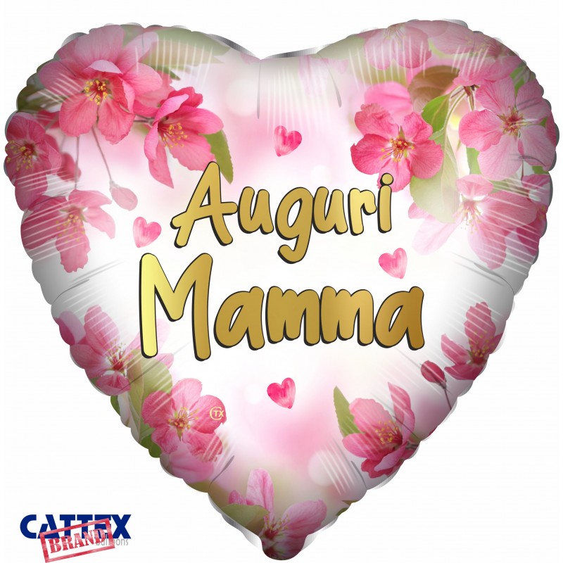 ⚪ cuore auguri mamma