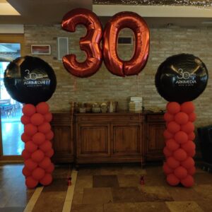 Colonnine personalizzate e numero ad elio