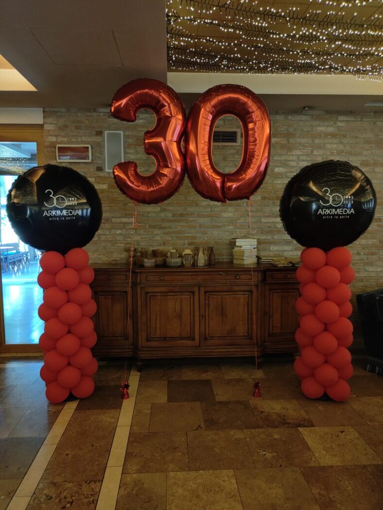 Colonnine personalizzate e numero ad elio