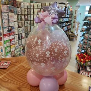 Composizione con palloncino sorpresa da esplodere