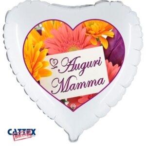 ⚪ cuore auguri mamma
