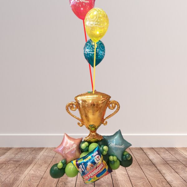 Composizione da terra doppia pensione