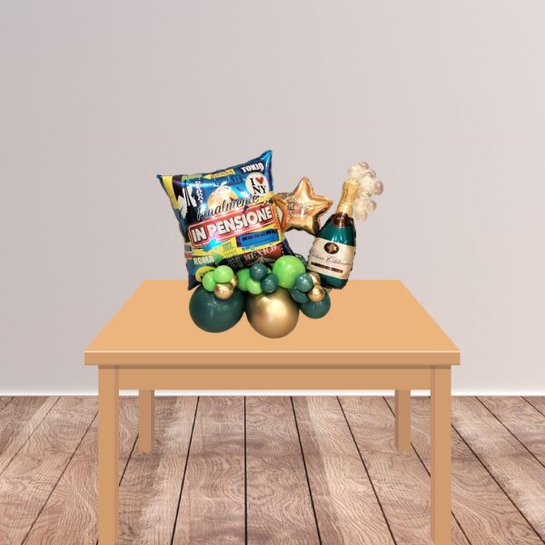 Composizione da tavolo pensione senza volante