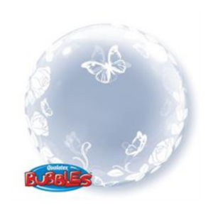 🟢 boule con fiori e farfalle