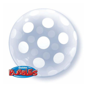 🟢 boule con pois bianchi