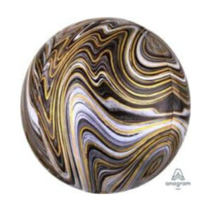 🔵 orbz marmorizzata nera