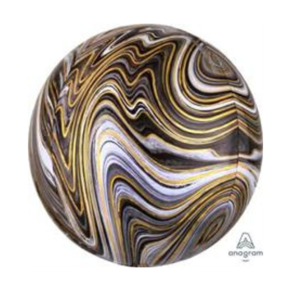 🔵 orbz marmorizzata nera