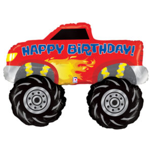 🟢 monster truck happy birthday