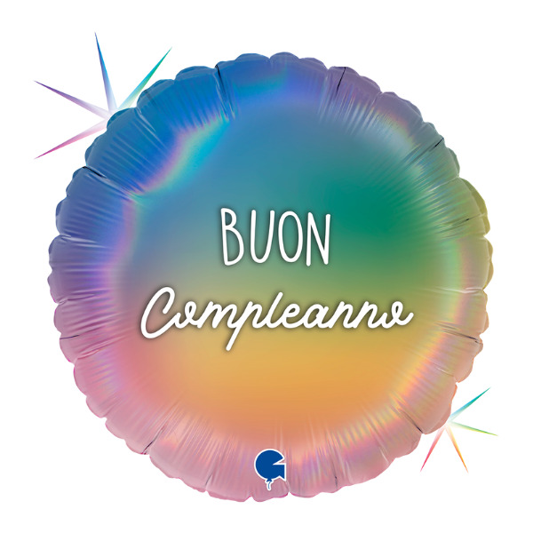 ⚪ round buon compleanno