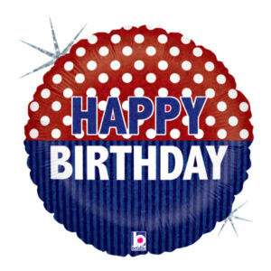 ⚪ round happy birthday nautica
