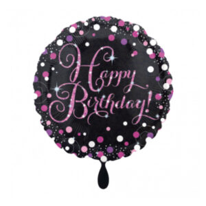 ⚪ round happy birthday coriandoli