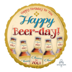 ⚪ round happy beer-day