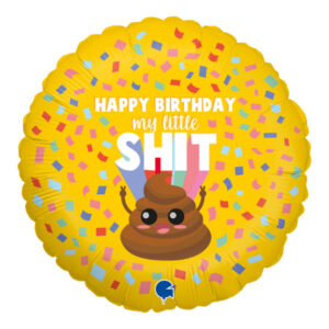 ⚪ round happy birthday my little shit
