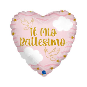 ⚪ cuore rosa il mio battesimo