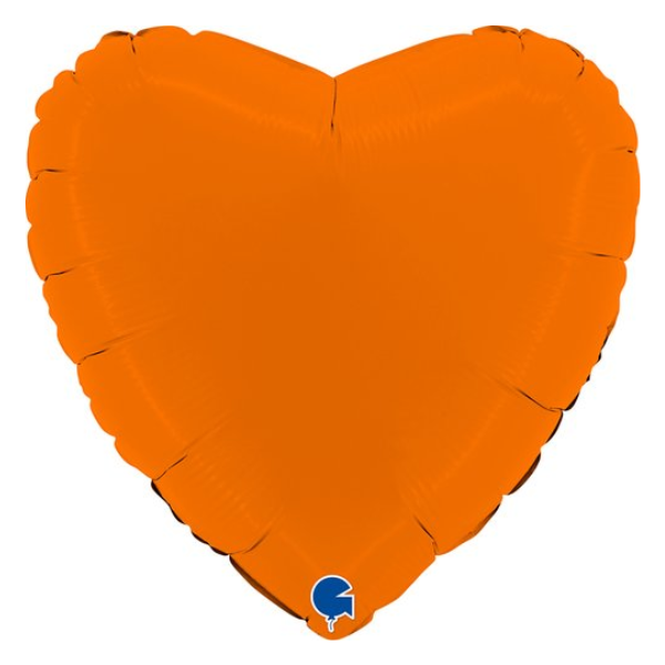 ⚪ cuore arancione opaco