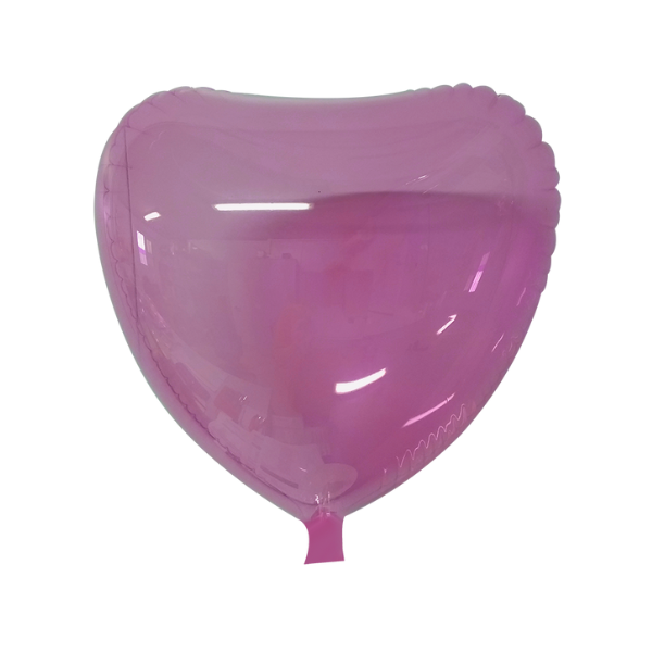 ⚪ cuore fuxia trasparente