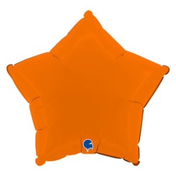 ⚪ stella arancione opaca