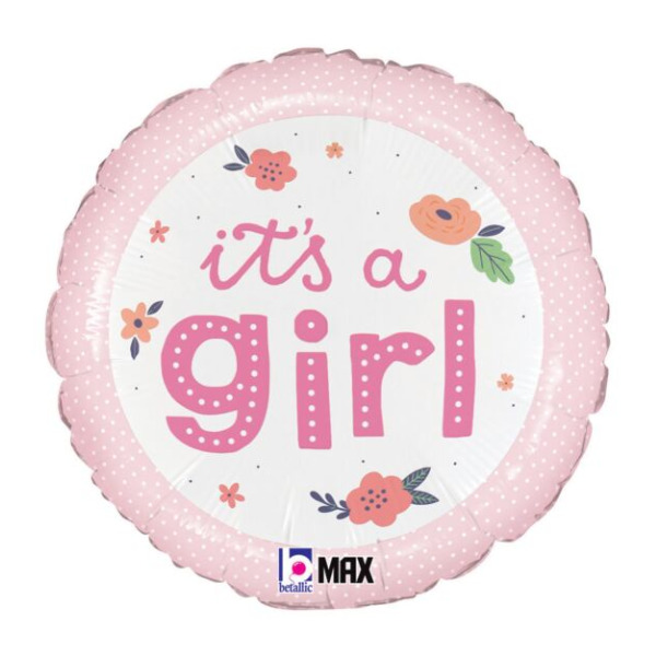 ⚪ round it's a girl