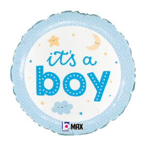 ⚪ round it's a boy