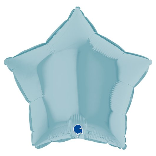 ⚪ stella azzurro pastello