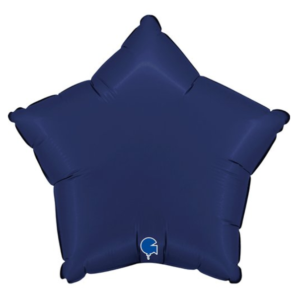 ⚪ stella blu navy satin