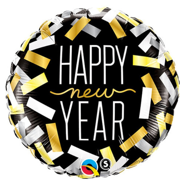 ⚪ round happy new year