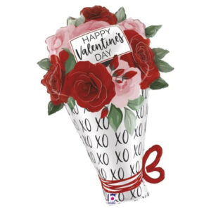 🔵 mazzo di fiori happy valentine's day