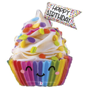 🟢 cupcake happy birthday