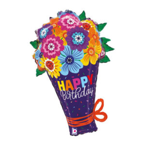 🟢 mazzo di fiori happy birthday
