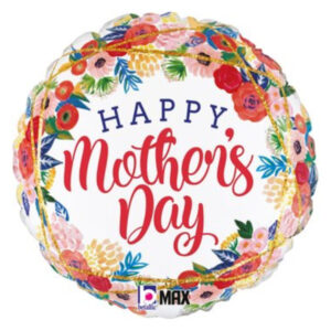 ⚪ round happy mother's day