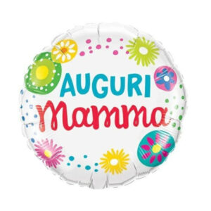 🟠 round auguri mamma - mini shape