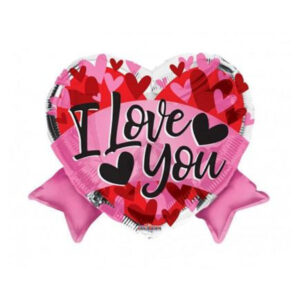 🟠 cuore con scritta I love you - mini shape