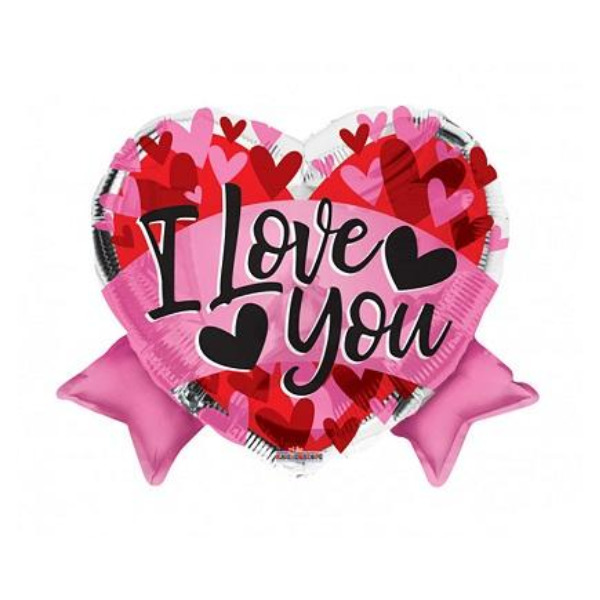 🟠 cuore con scritta I love you - mini shape