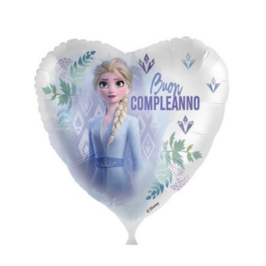 ⚪ frozen cuore buon compleanno - elsa
