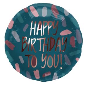 ⚪ round happy birthday to you