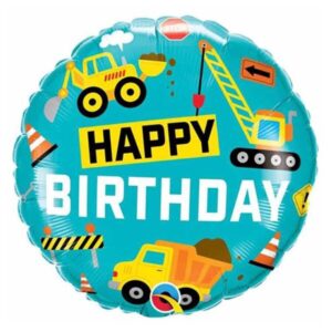 ⚪ round happy birthday veicoli