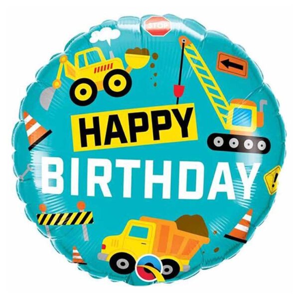 ⚪ round happy birthday veicoli