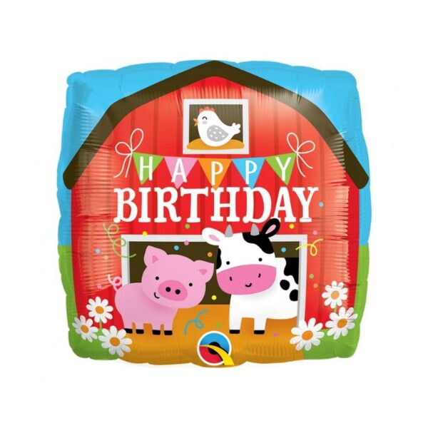 ⚪ cuscinetto happy birthday animali fattoria