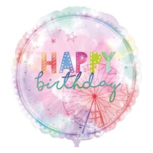 🟢 round happy birthday ruota panoramica
