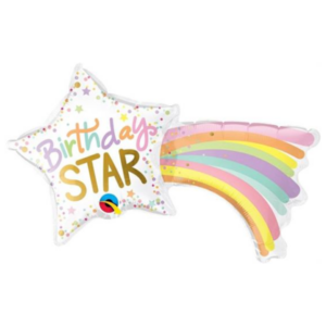 🟠 stella cometa birthday star - mini shape