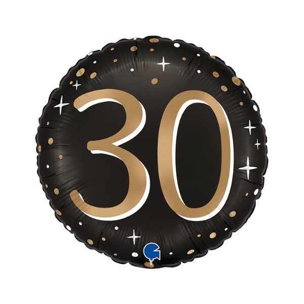 ⚪ round con numero 30